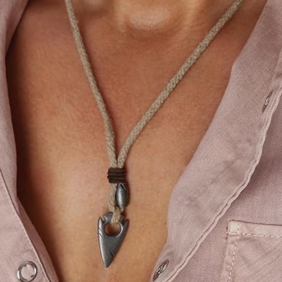 Men Men\'s Arrowhead Pendant Necklace – Ocean Hunters Collection